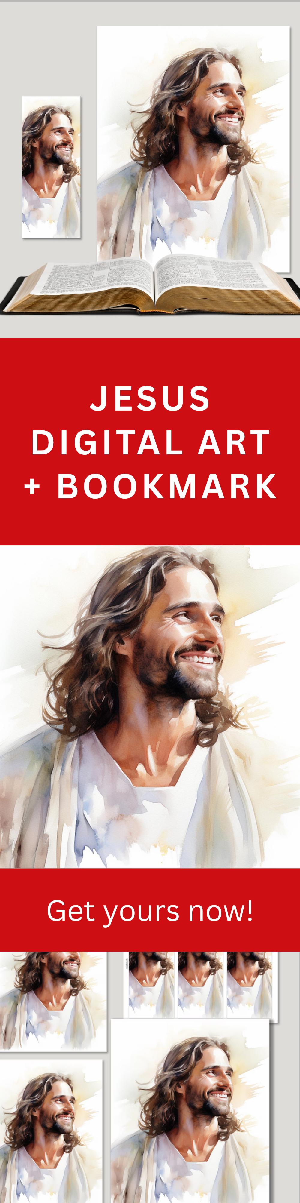 Jesus Wall Art – Christian Home Decor Fine Art Print