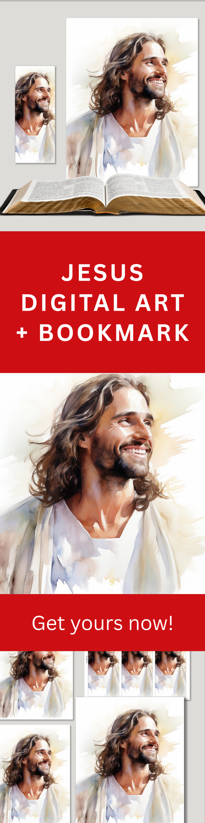Jesus Wall Art – Christian Home Decor Fine Art Print
