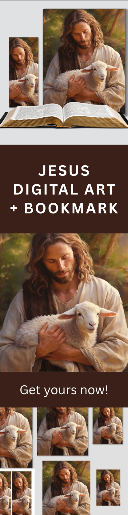 Jesus Wall Art – Inspirational Christian Home Decor Fine Print