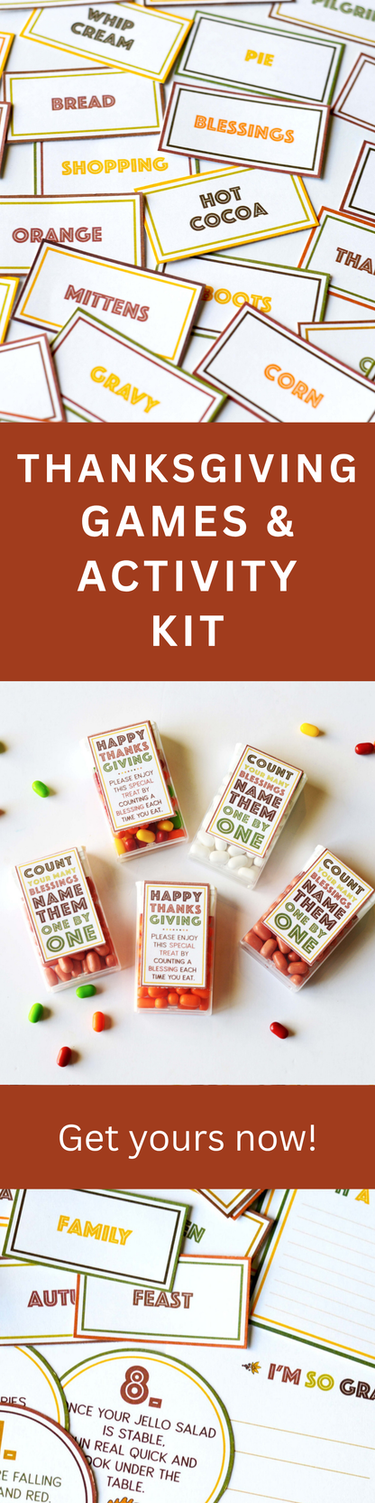 Thanksgiving Printable Activity – 5 Gratitude Games for Family Fun