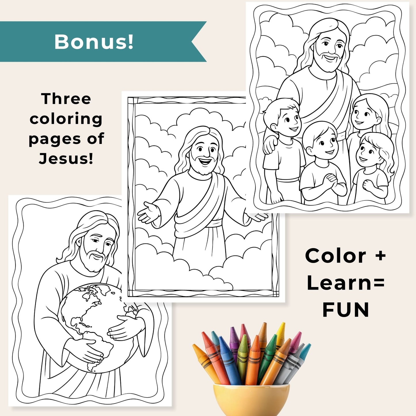 Old Testament Character Coloring Pages  | Come Follow Me 2026