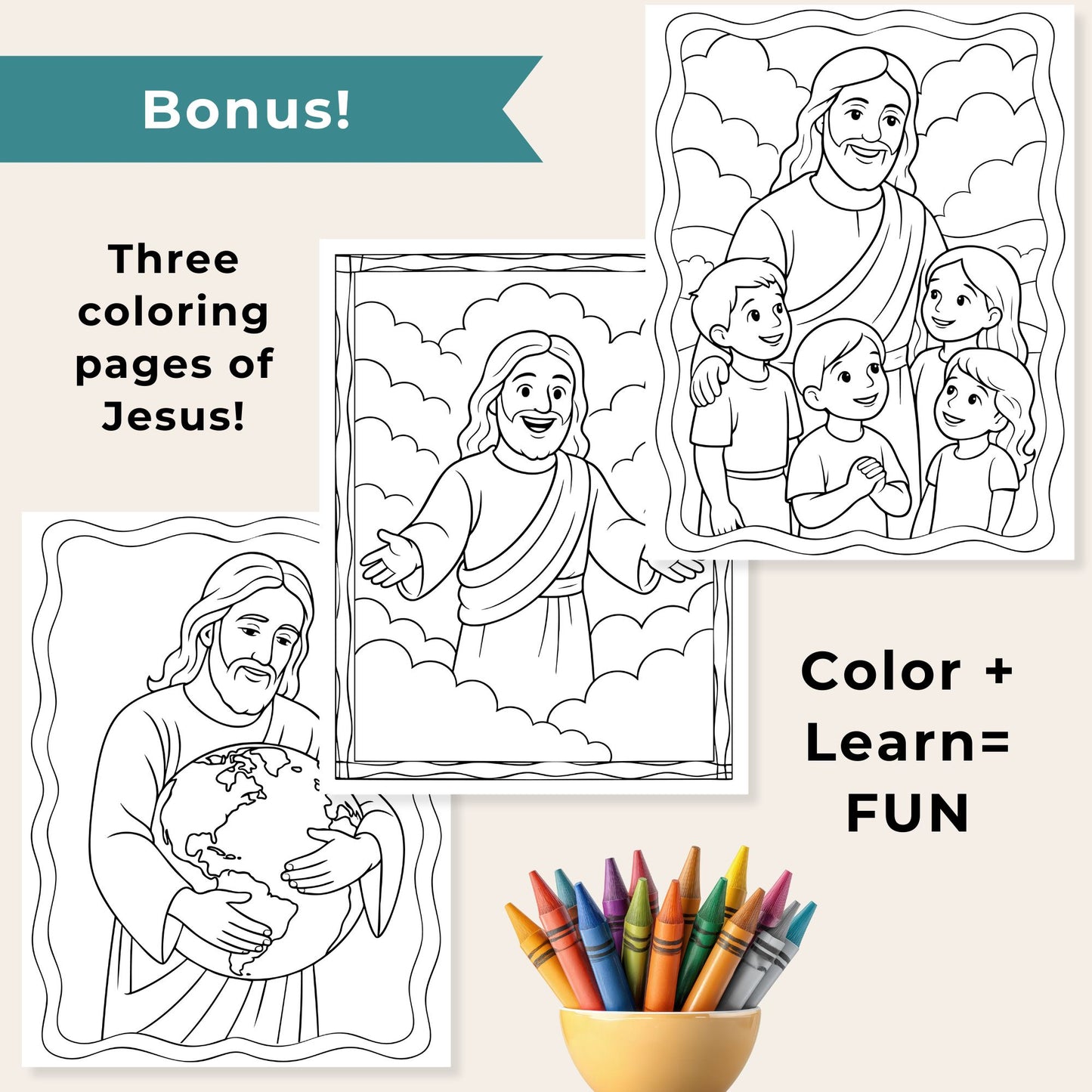 Old Testament Character Coloring Pages  | Come Follow Me 2026