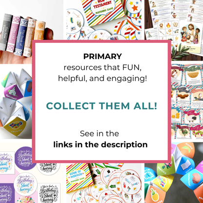 Primary Birthday Tag Printable – PDF Gift Tags for LDS Kids