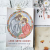 Look Unto Christ Watercolor Craft and Coloring Template 2025 LDS Young Women | Craft for Young Women | 2025 Come Follow Me | D&C 6:36