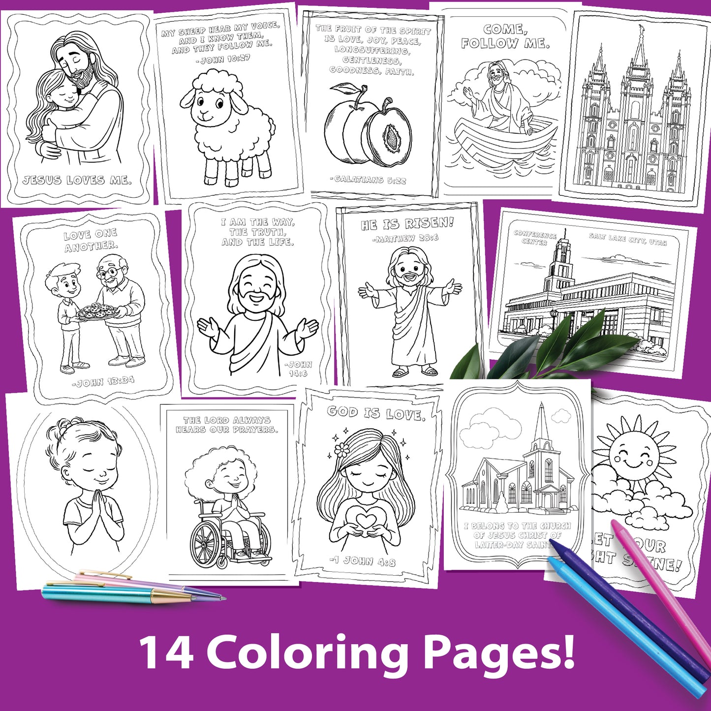 LDS General Conference Kids Activity MEGA Bundle (PDF Download)