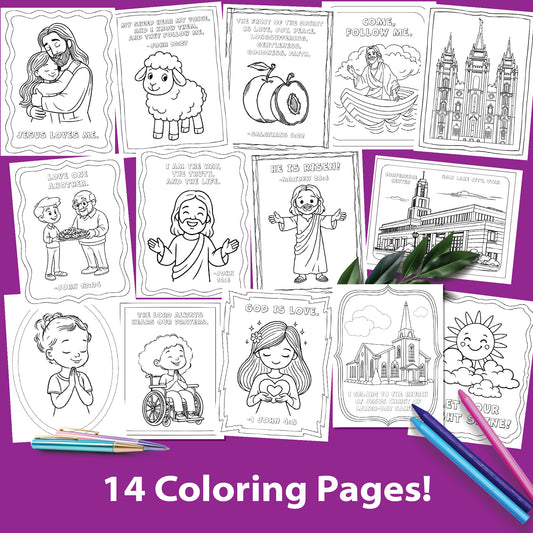 LDS General Conference Kids Activity MEGA Bundle (PDF Download)