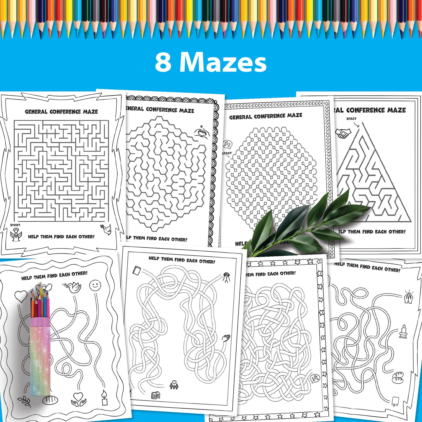 LDS General Conference Kids Activity MEGA Bundle (PDF Download)