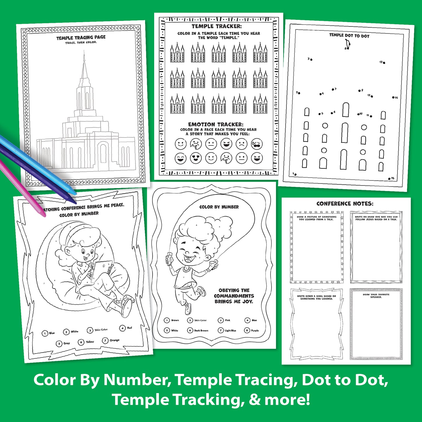 LDS General Conference Kids Activity MEGA Bundle (PDF Download)
