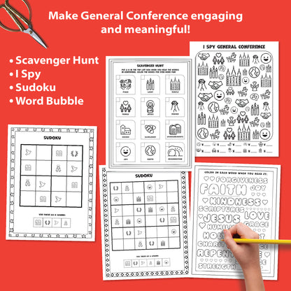 LDS General Conference Kids Activity MEGA Bundle (PDF Download)