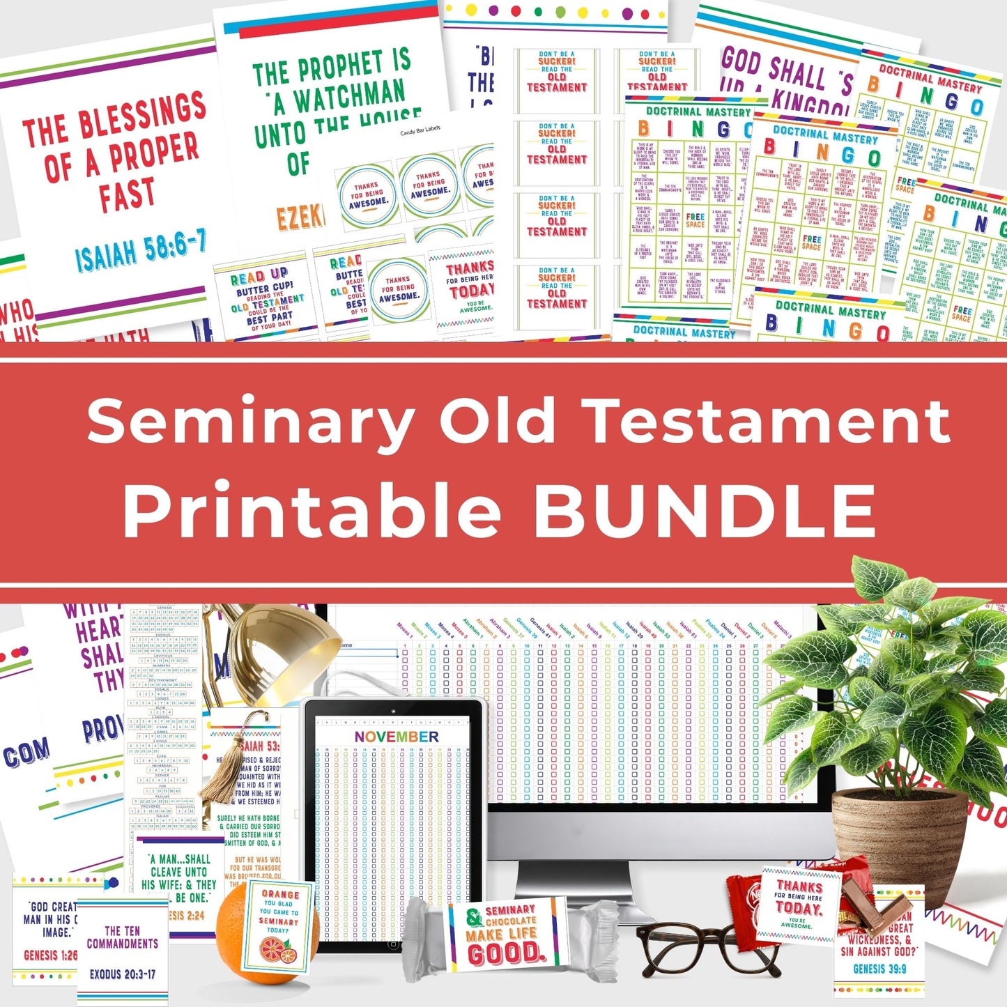 Old Testament Seminary Printable Bundle