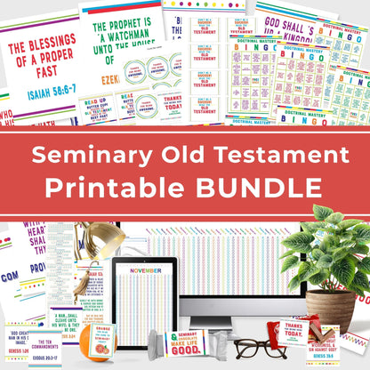 Old Testament Seminary Printable Bundle