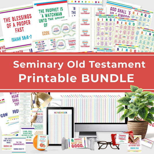 Old Testament Seminary Printable Bundle