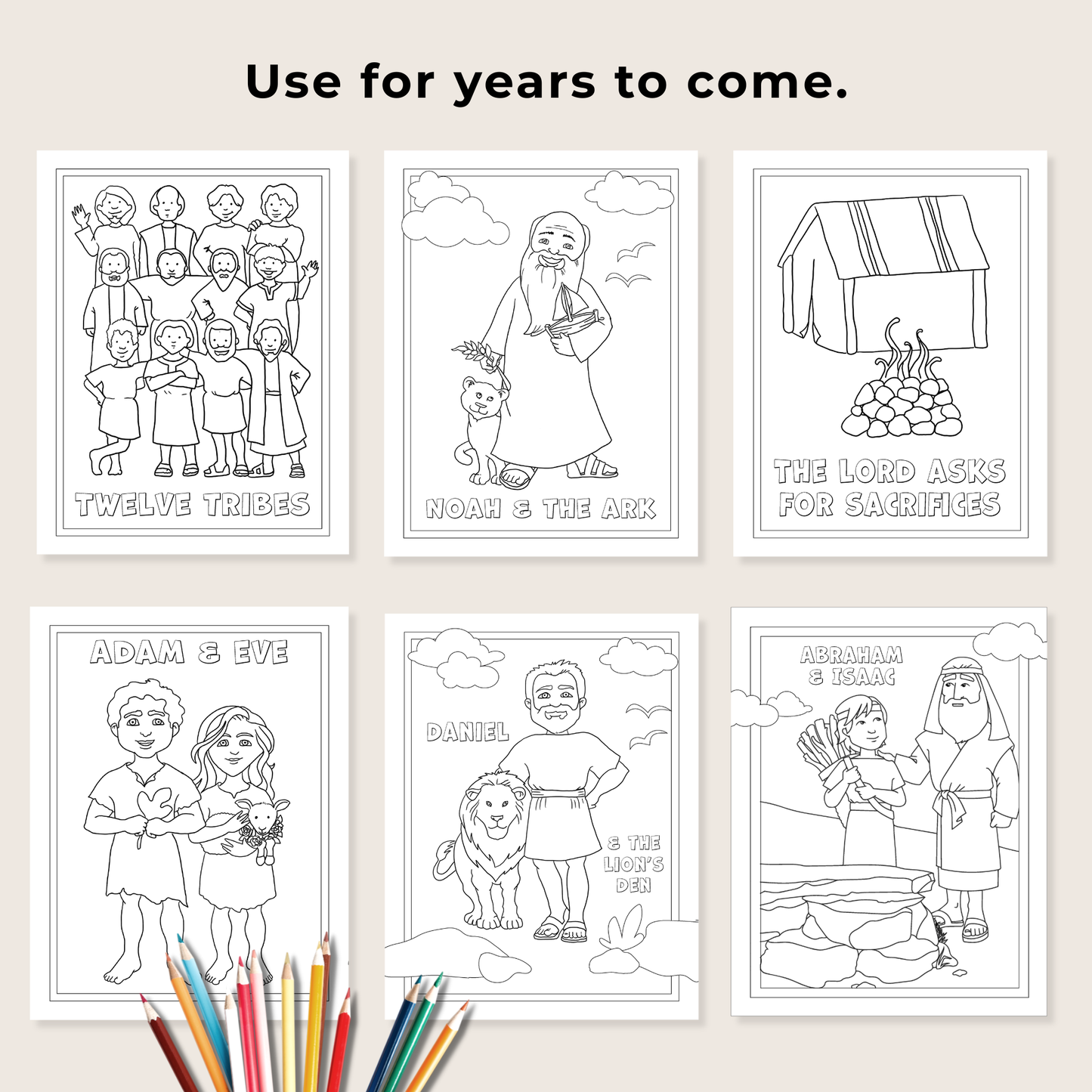 Kids Bible Activities Old Testament Coloring Pages Sunday School Resources Christian Education Materials Church Children Ministry Tools Printable Activity Collection I Spy Game Answer Key Included Seventeen Pages Homeschool Religious