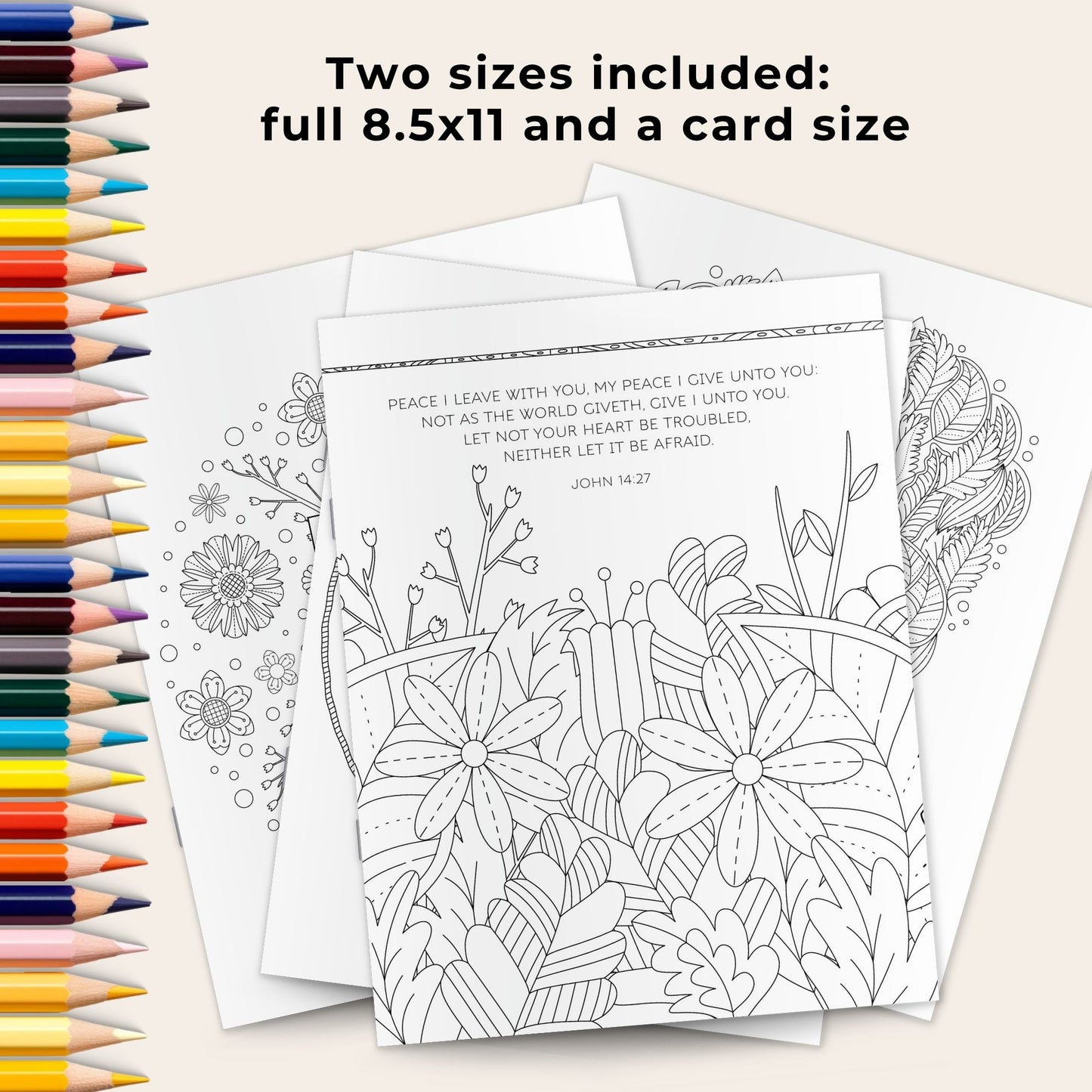 Bible Verse Coloring Page – 20 Printable Christian Scripture Sheets for Adults & Kids