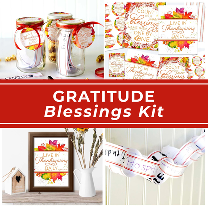 Thanksgiving Family Activity Printable Gratitude Tradition Kit Teaching Kids Thankfulness Holiday Season Resource Instant Download Educational Tool Character Building Exercise Daily Practice Visual Reminder System Perfect Bonding Activity
