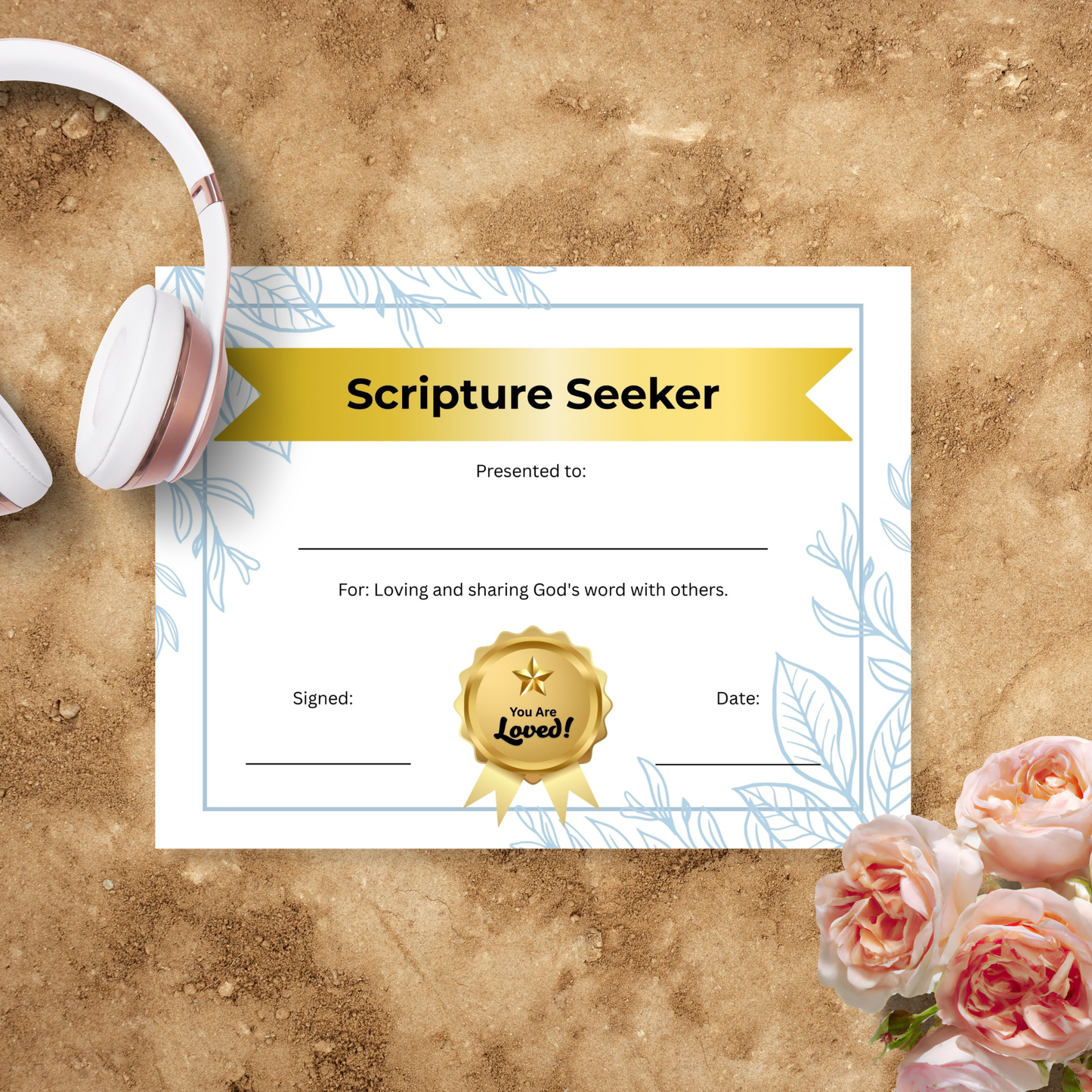Girls Camp Certificate – Editable Printable Template for LDS Youth