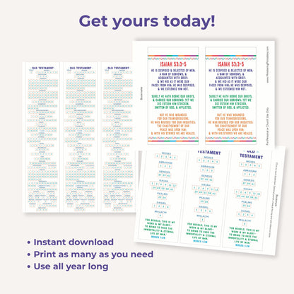 Old Testament Seminary Printable Bundle