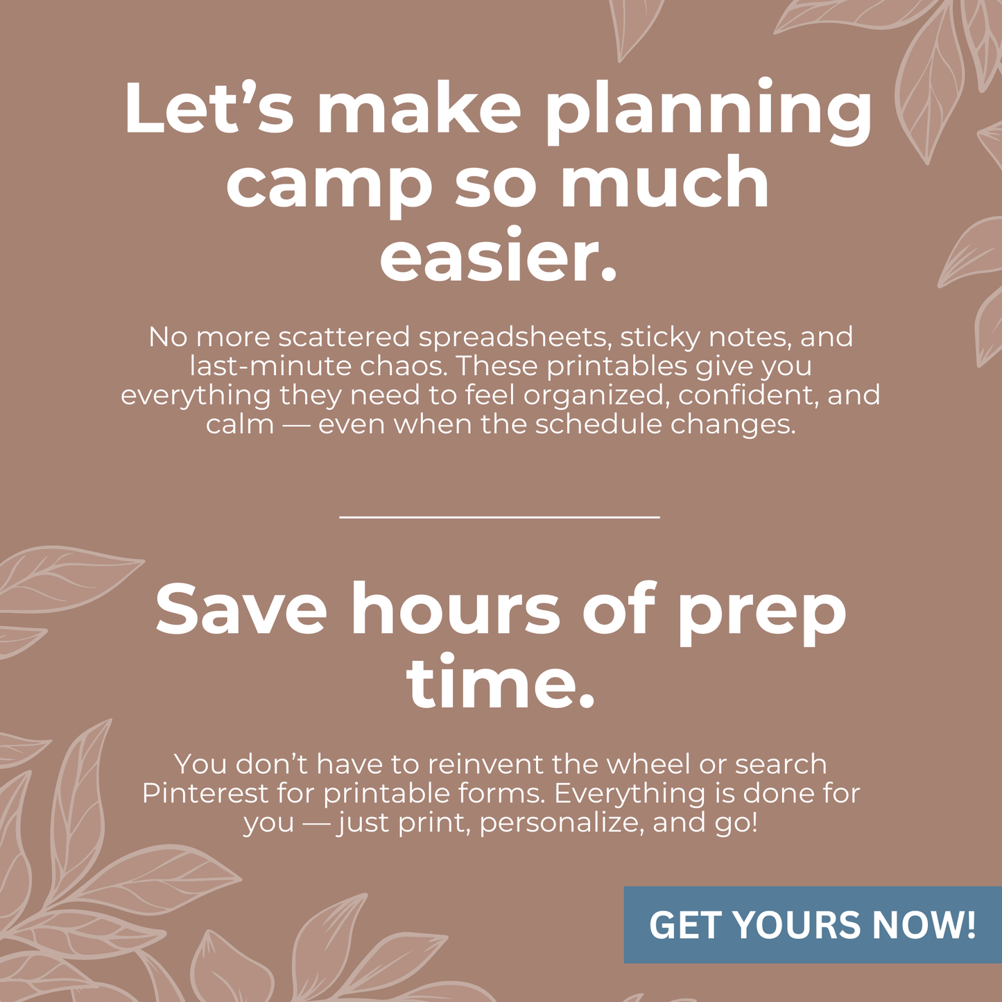 LDS Girls Camp Printable Bundle – Complete Planning Kit with Journal & Songbook