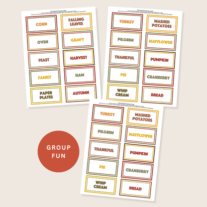 Thanksgiving Printable Activity – 5 Gratitude Games for Family Fun