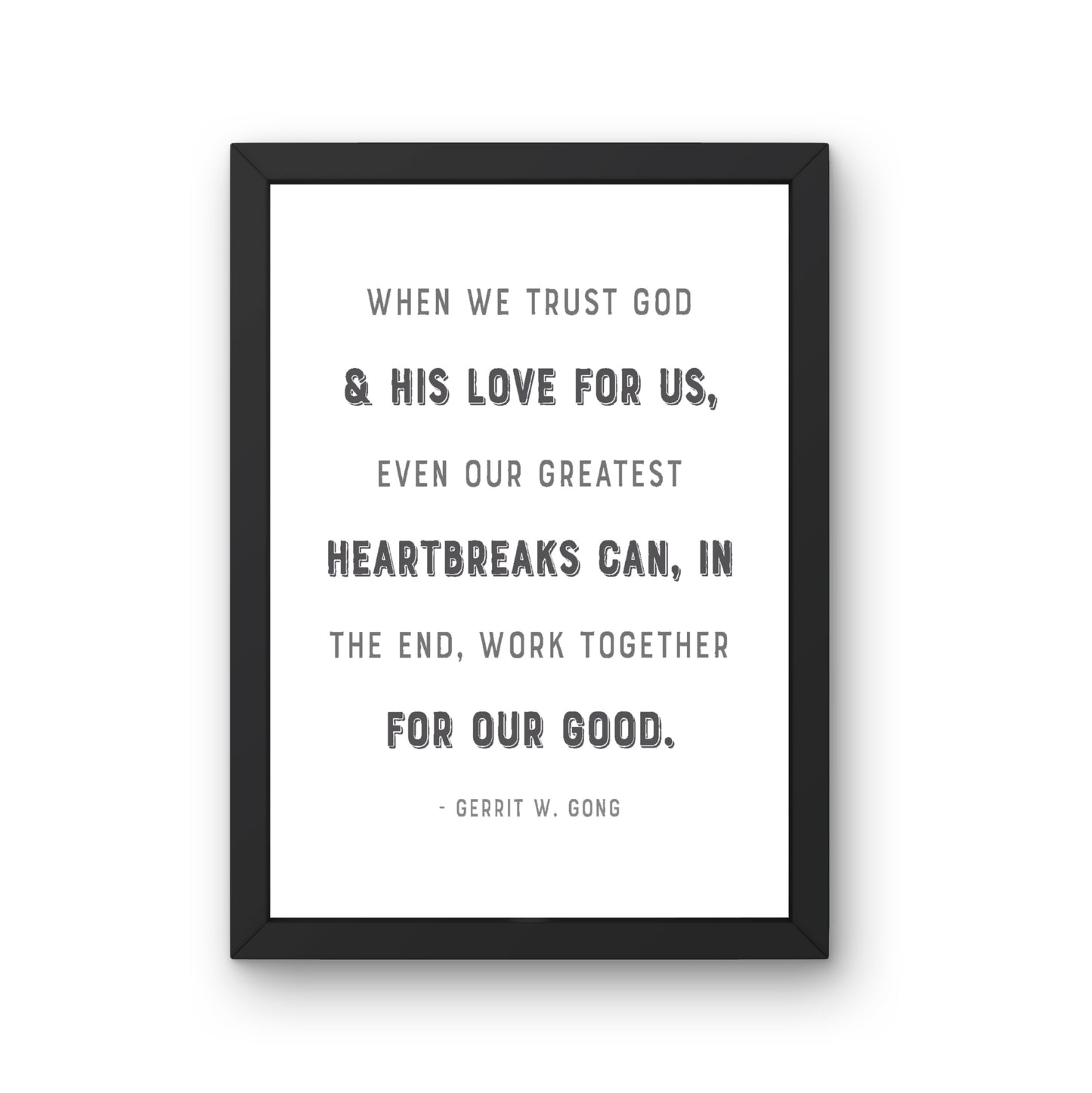 Free General Conference Quote Printables - April 2024 Black and White