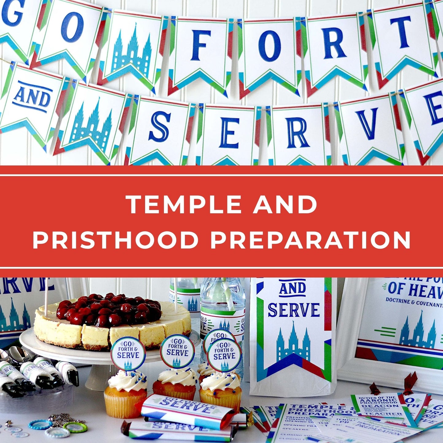 Temple and Priesthood Preparation Printable Kit for LDS Primaries and Youth Events