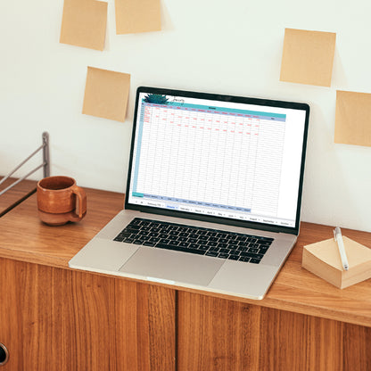 Your Business and Blog Income and Expense Tracker - Blue Mandala Edition