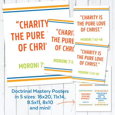 Book of Mormon Doctrinal Mastery Seminary Posters | LDS Seminary Doctr ...