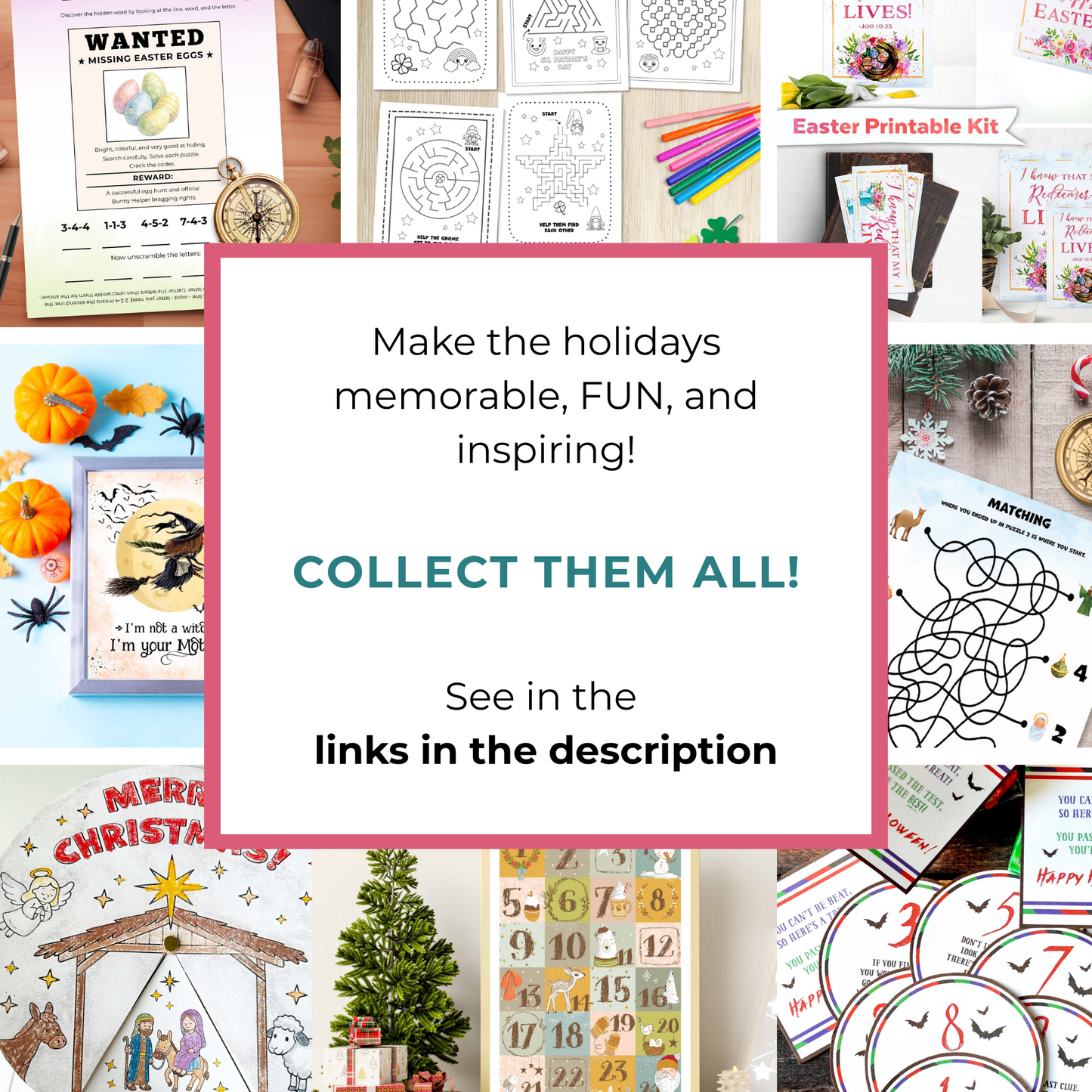 Gratitude Printable – Teach Kids Thankfulness Family Activity Kit