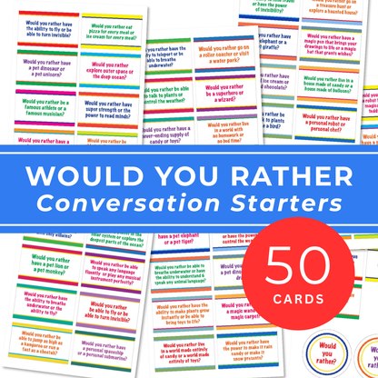 LDS Family Game – Meaningful Conversation Starter Bundle for Dinner & FHE