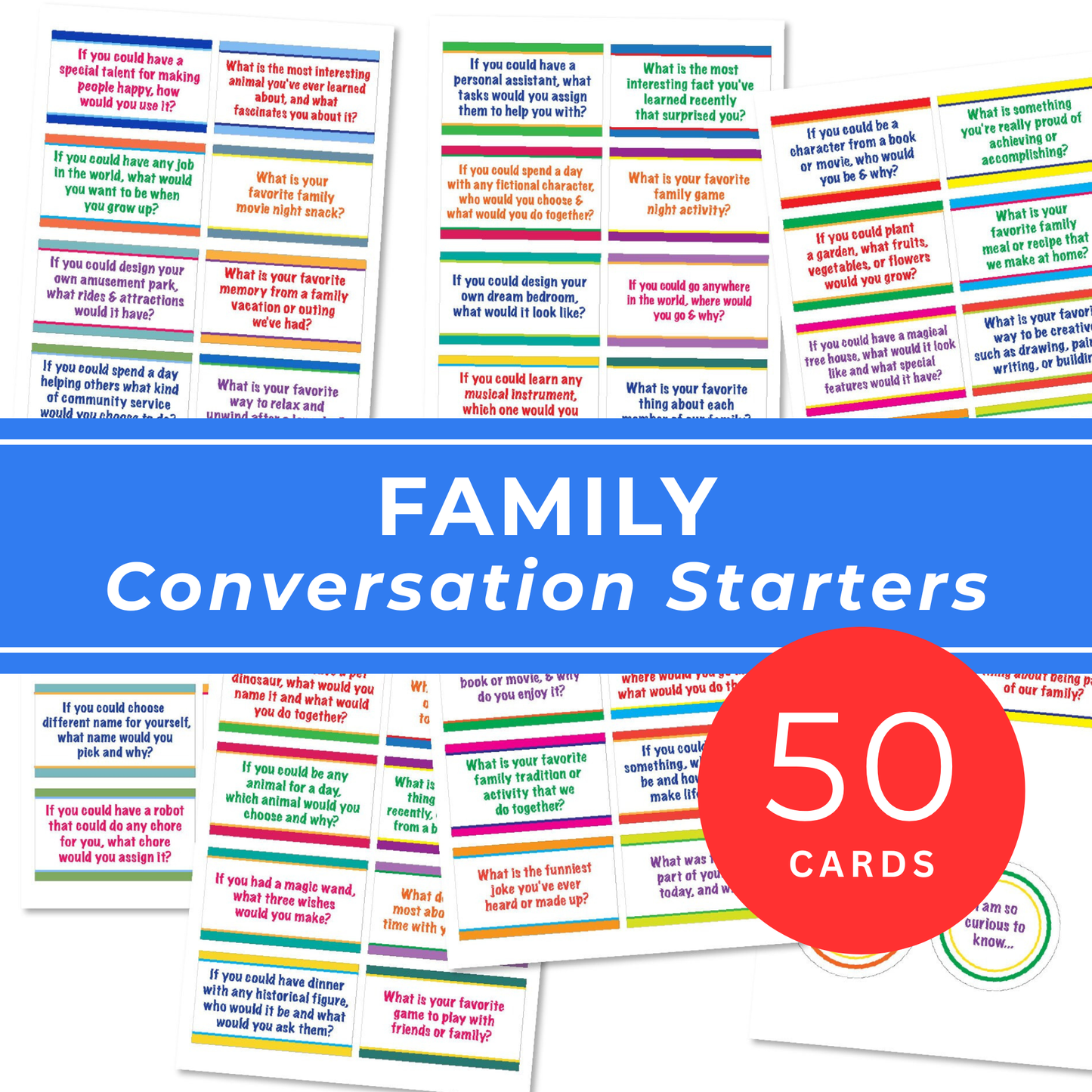 LDS Family Game – Meaningful Conversation Starter Bundle for Dinner & FHE