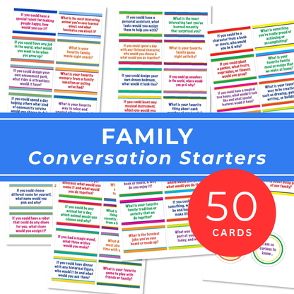 LDS Family Game – Meaningful Conversation Starter Bundle for Dinner & FHE