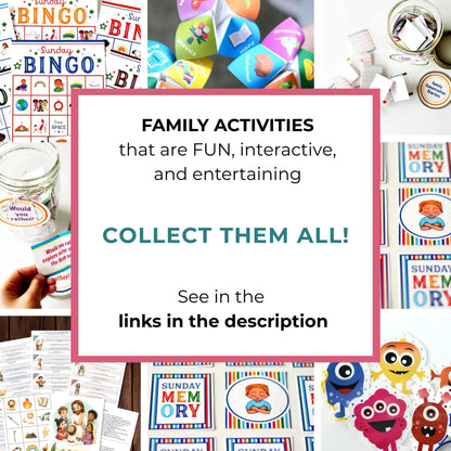 LDS Sunday Coloring & Activity Book Printable for Kids