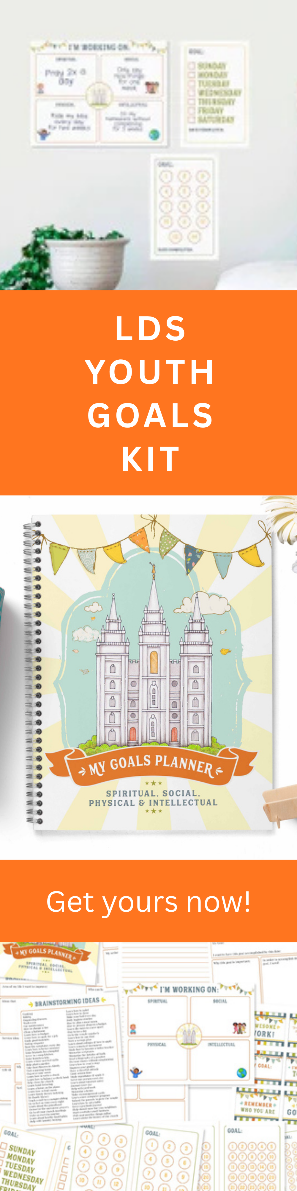 LDS Youth Goal Worksheet – Printable Planning Kit for Kids and Families