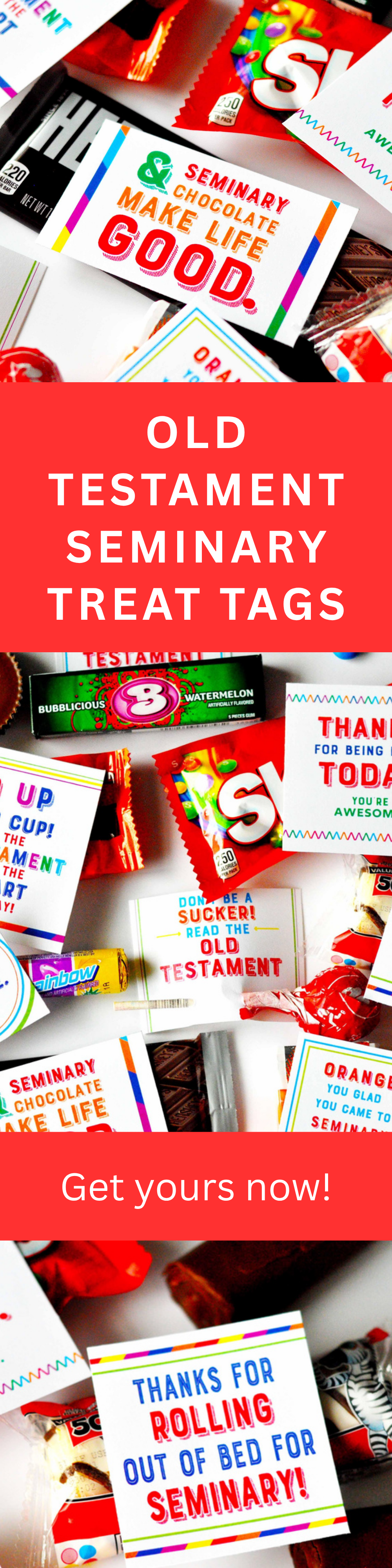 Seminary Treat Tag – Old Testament LDS Printable Scripture Snack Tags