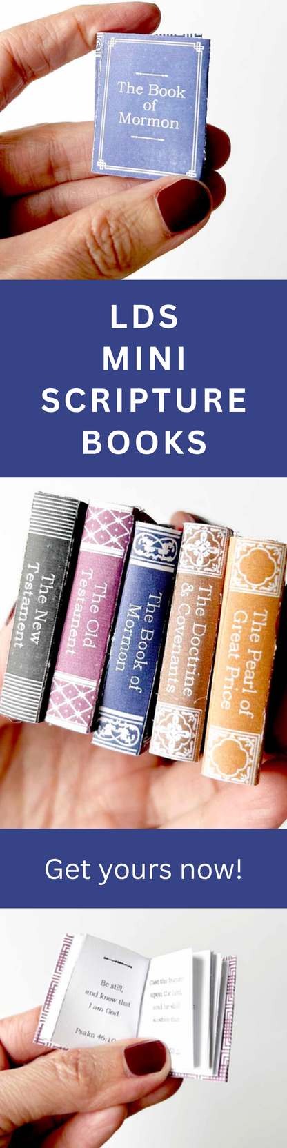 LDS Mini Books - Tiny Books for Scriptures