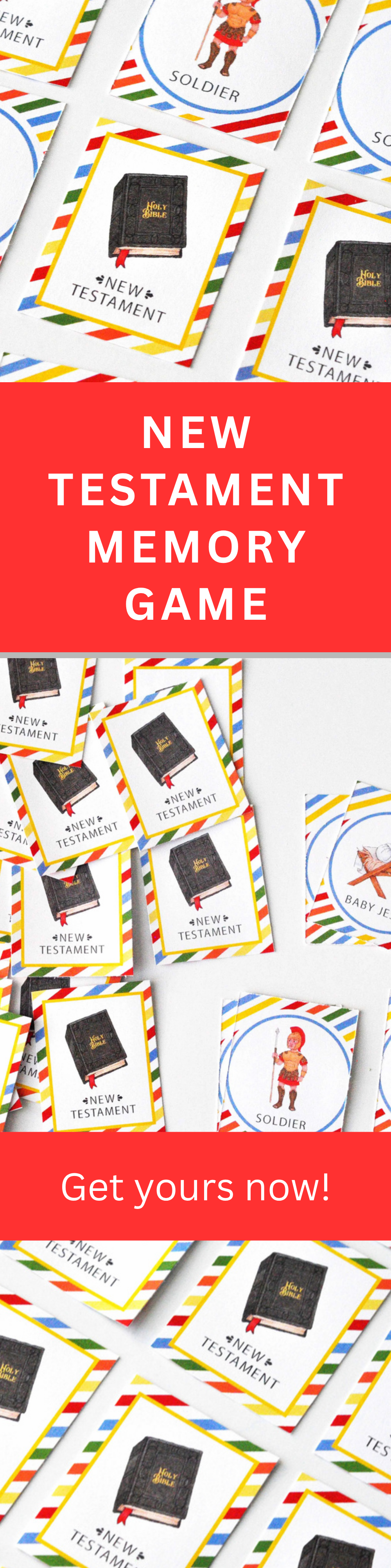 Bible Memory Game – New Testament Printable Activity for Kids and Sunday School