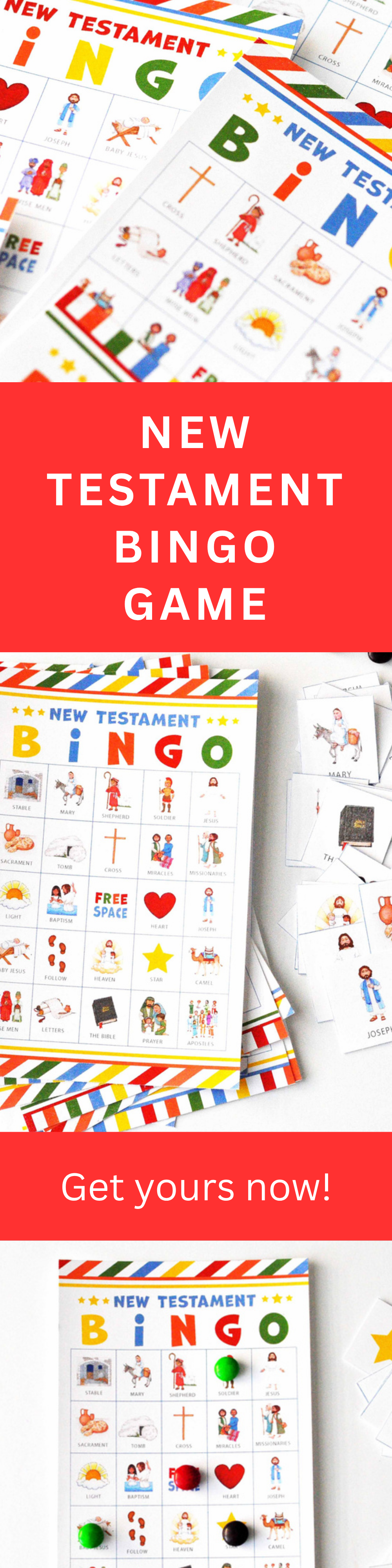 New Testament Activity for Kids – Printable Bible Bingo Game