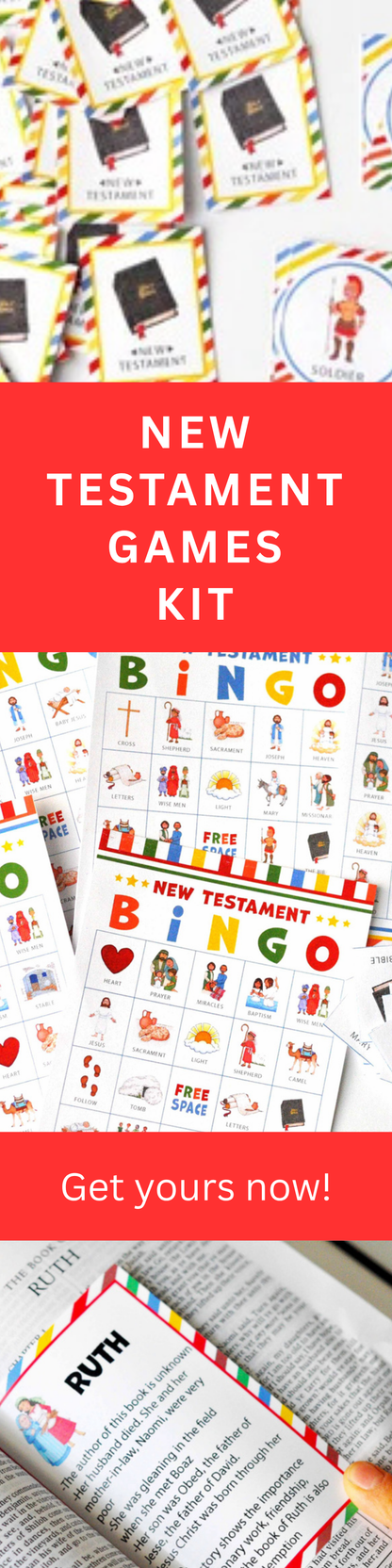 New Testament Games – Fun Bible Activities Bundle for Kids