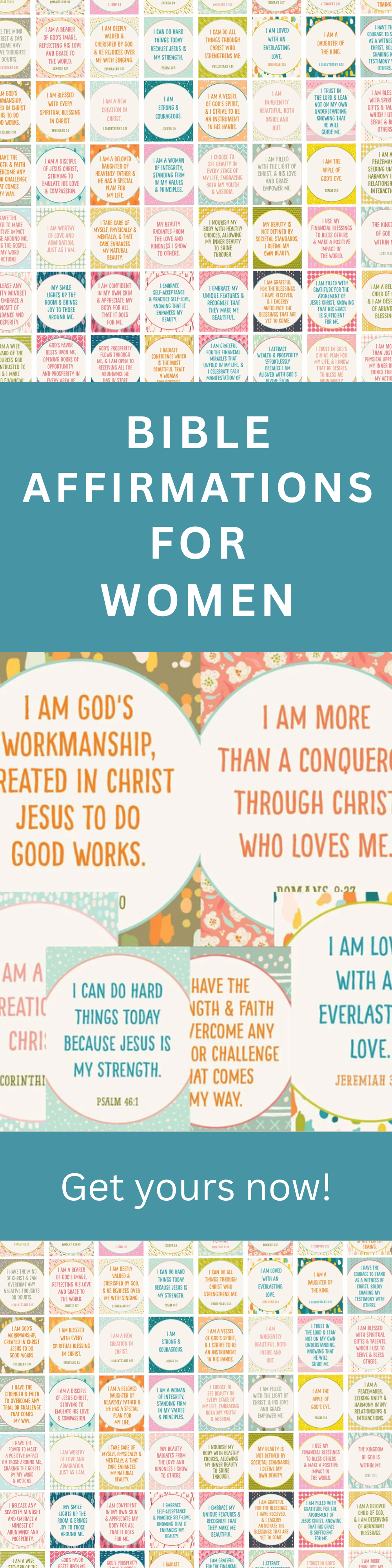 Biblical Affirmation Card – Faithbased Confidence for Women & Teens