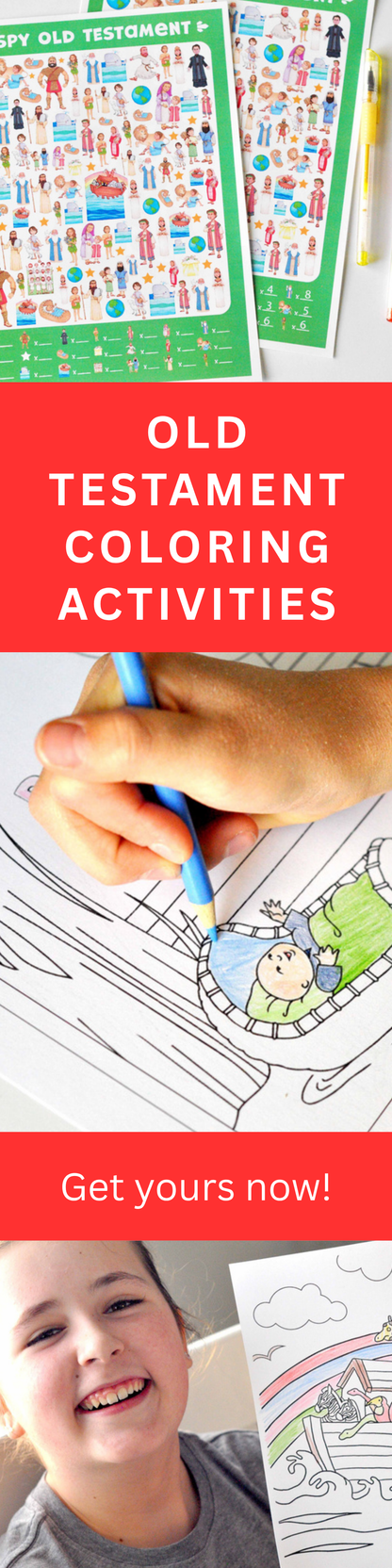 Old Testament Coloring and Activity Kit – Primary & Sunday School Activities