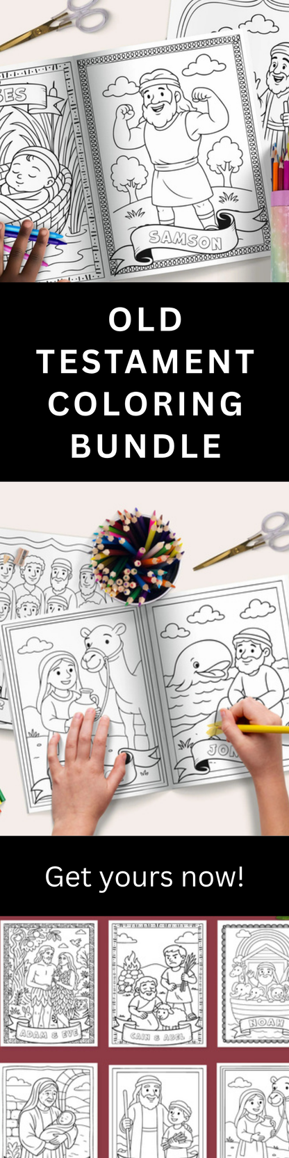 Old Testament Coloring Pages – Printable Bible Story Activities