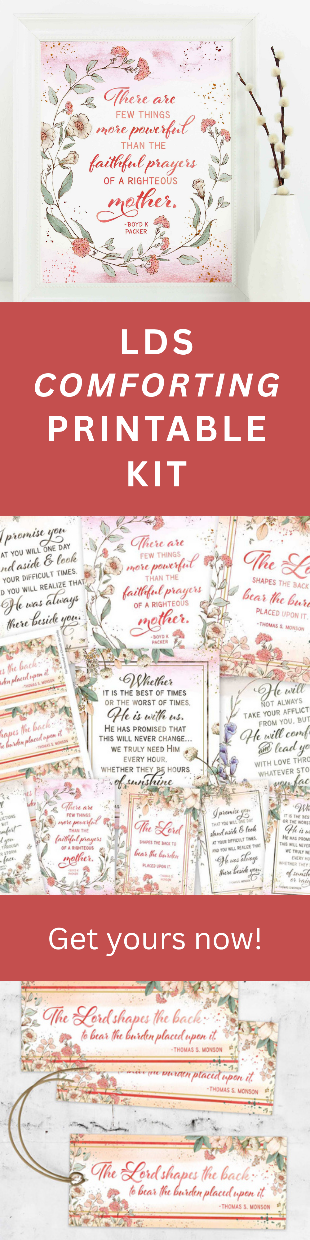 Encouragement Gift for Friend – Faithbased Comfort Printable Kit
