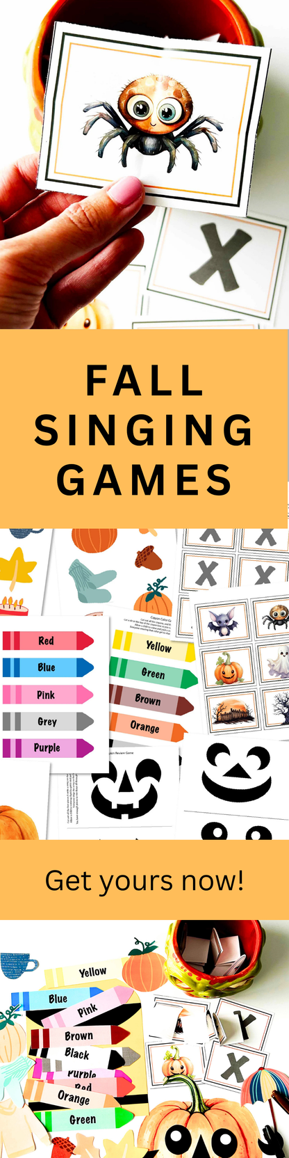Fall Halloween LDS Singing Time Kit for Primary Choristers