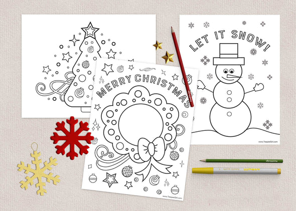 Free Christmas Coloring Pages 🎄🎄