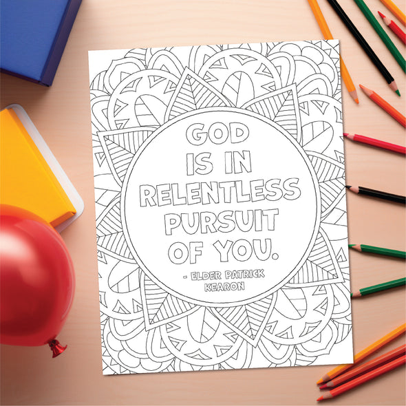 Free Coloring Pages from Elder Kearon's 2024 General Conference Talk