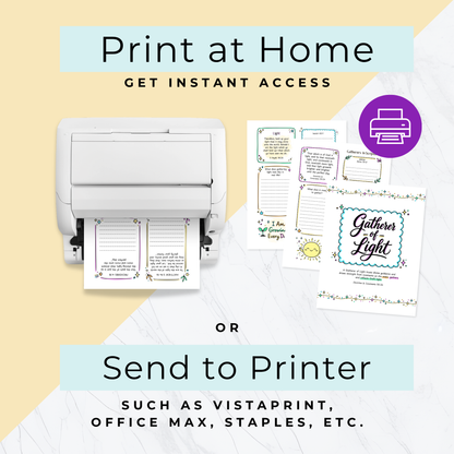 Gatherer of Light Activity – Printable LDS Young Women Study Guide