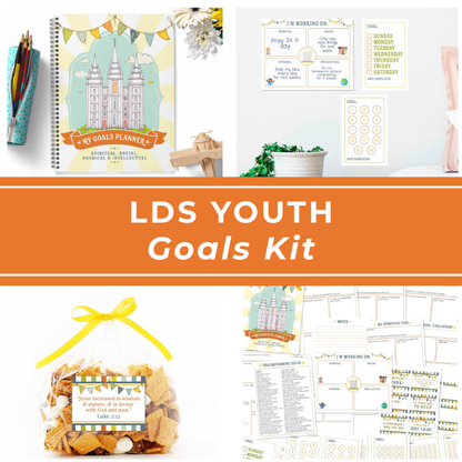 Youth Planning Printable Kit Family Activity Worksheet Collection Kids Organization Planner Pages Home Evening Materials Bonding Exercise Resources Children Progress Tracking Tools Achievement Success Planner Primary Activity Supplies