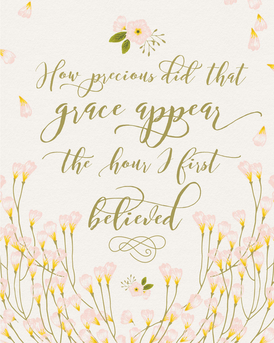 Free Amazing Grace Printable – Ministering Printables