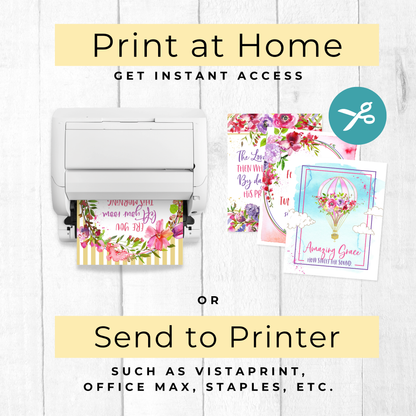 Hymn Wall Art – Christian Printable Gospel Home Decor Set