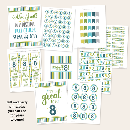 Baptism Preview Kit – Complete Printable Package for LDS 8 Year Old